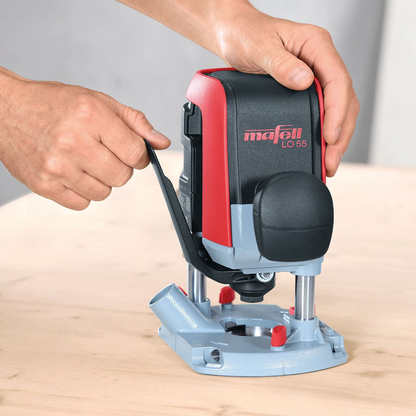 Mafell Oberfräse LO 55 - im MAX3 - 1100 Watt - bis 55mm - mit Zubehör - 91A901