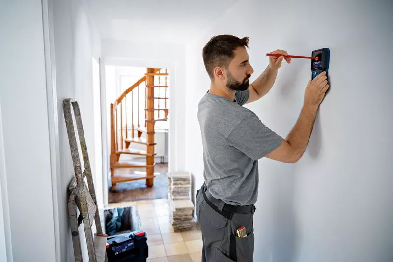 Bosch GMS 120-27 Ortungsgerät - 0601081700 - IP 54 - mit Tasche/Batterien