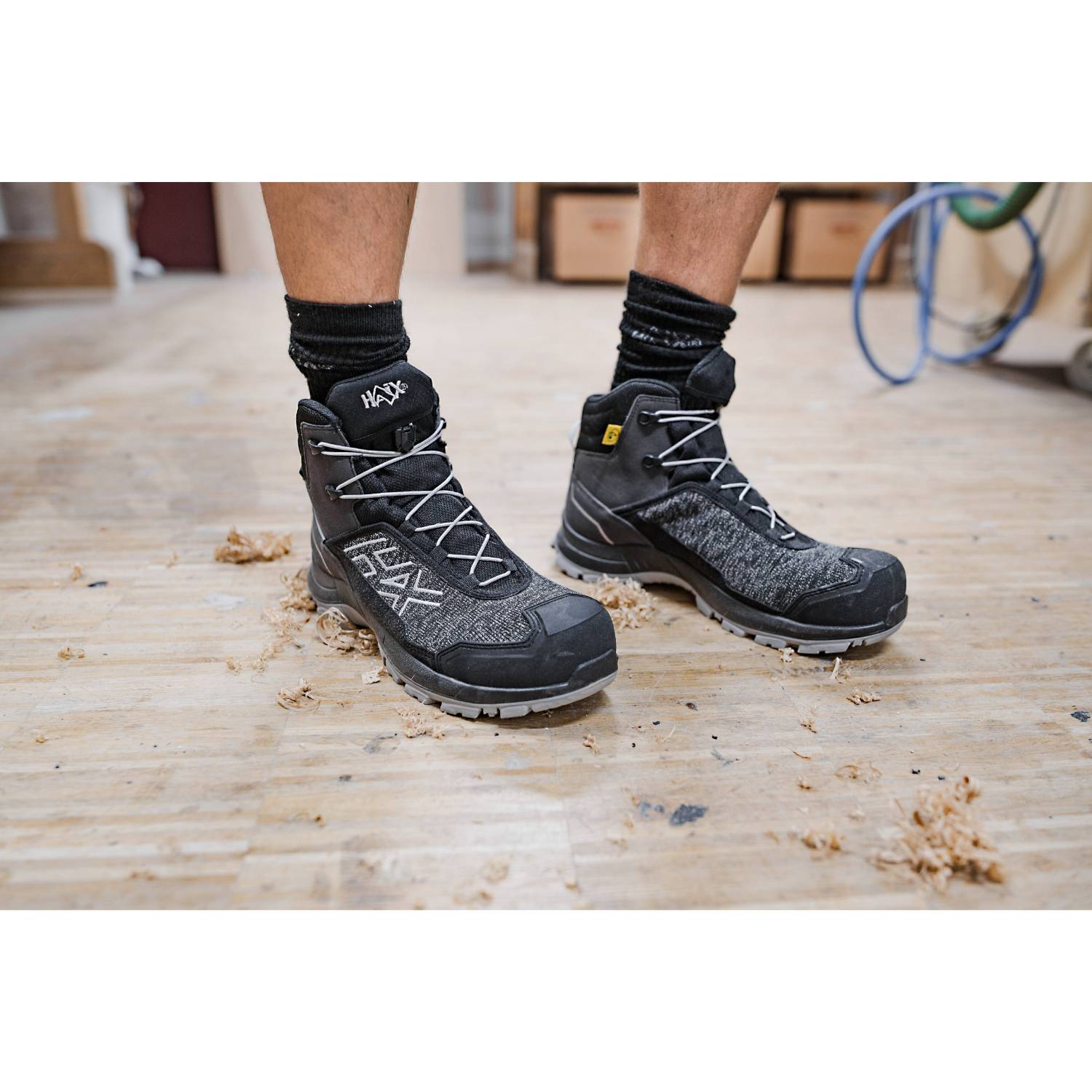 Haix Sicherheitsschuhe BLACK EAGLE Safety 410 C, GTX - grau - S7S - Größe 41