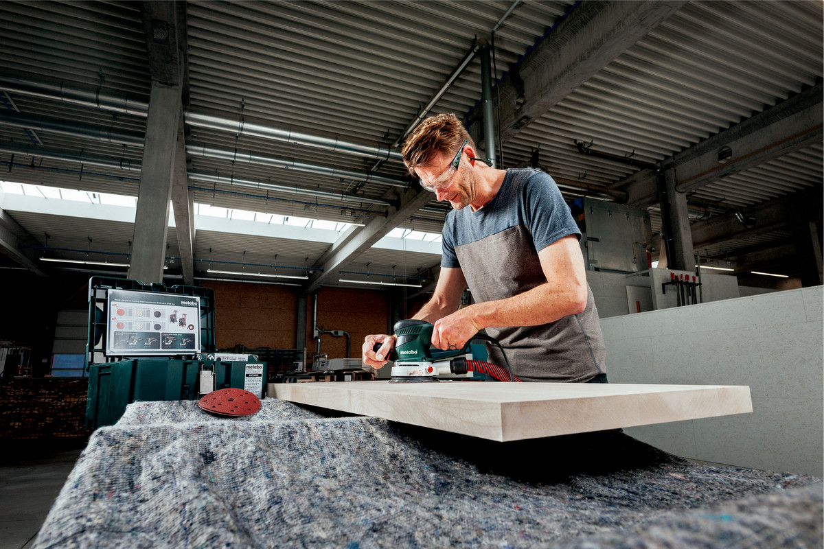 Metabo Exzenterschleifer SXE 450 - 600129700 - 150mm - 350W - Metabox 215