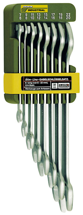 Proxxon SlimLine-Doppel­maul­schlüssel­satz, 8-teilig 6- 21mm - 23800