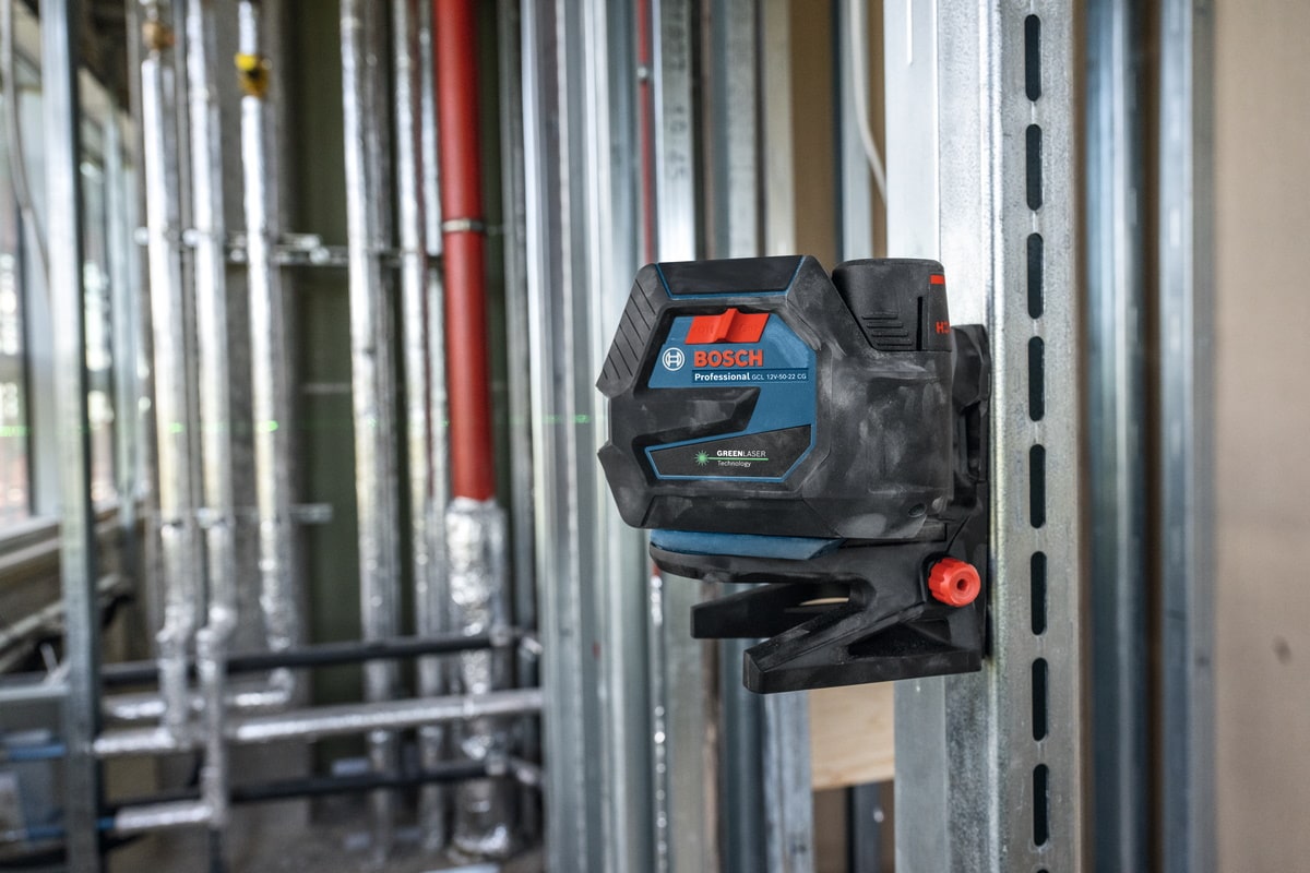 Bosch Kombilaser Baulaser GCL 12V-50-22 CG - inkl. Zubehör und Tasche