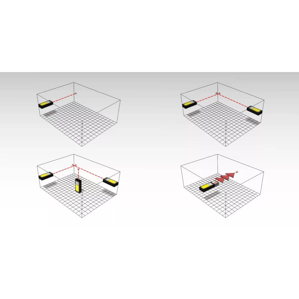 Stabila LD 530 BT Laser-Entfernungsmesser – 200 m Reichweite & Bluetooth 5.0