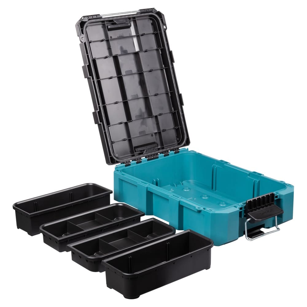 Makita MAKTRAK Werkzeugbox Koffer M - Leer - 18,41 Liter Stauraum - P-91039