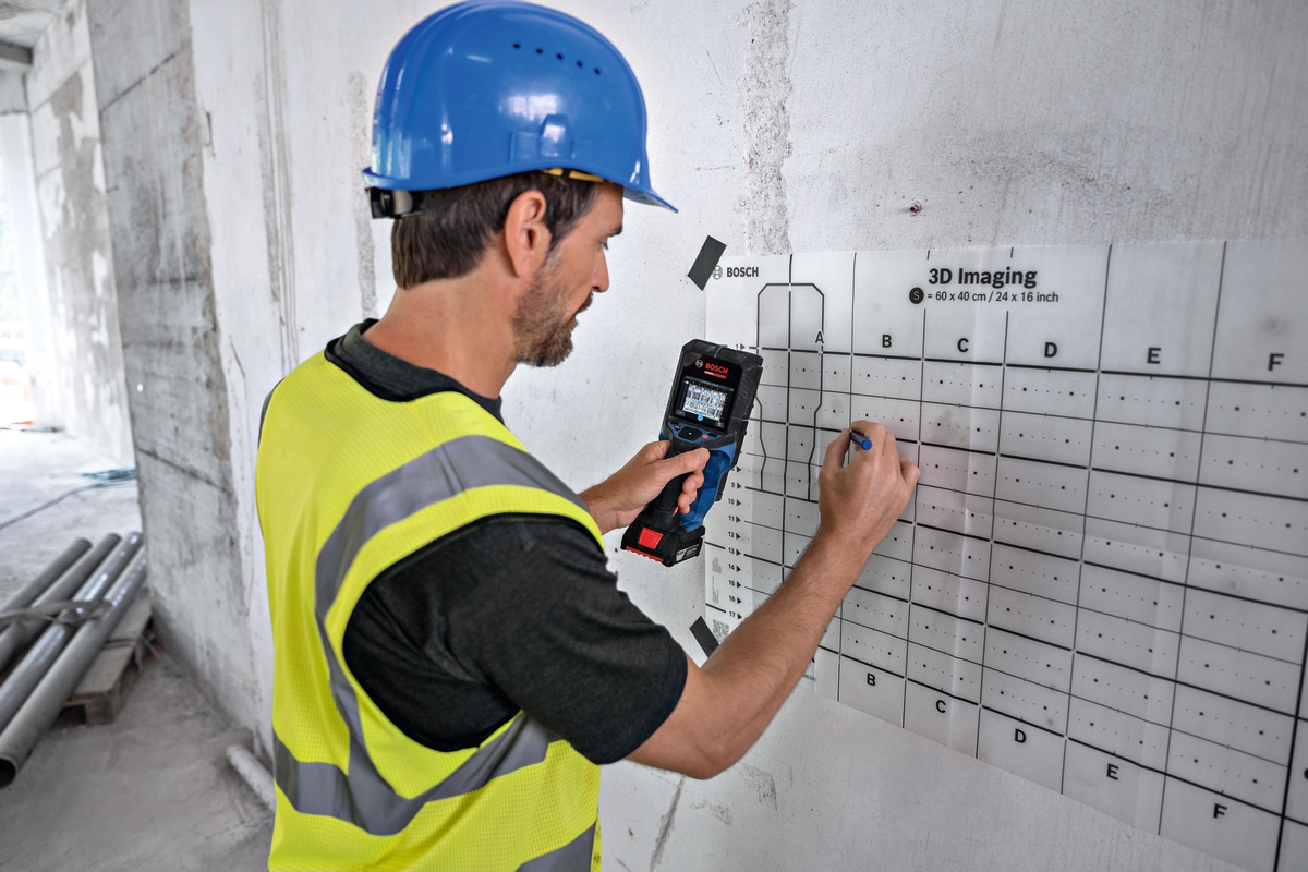 Bosch Ortungsgerät D-tect18V-200-17C 200mm - L-Boxx - 18V 2,0Ah Akku - Ladegerät