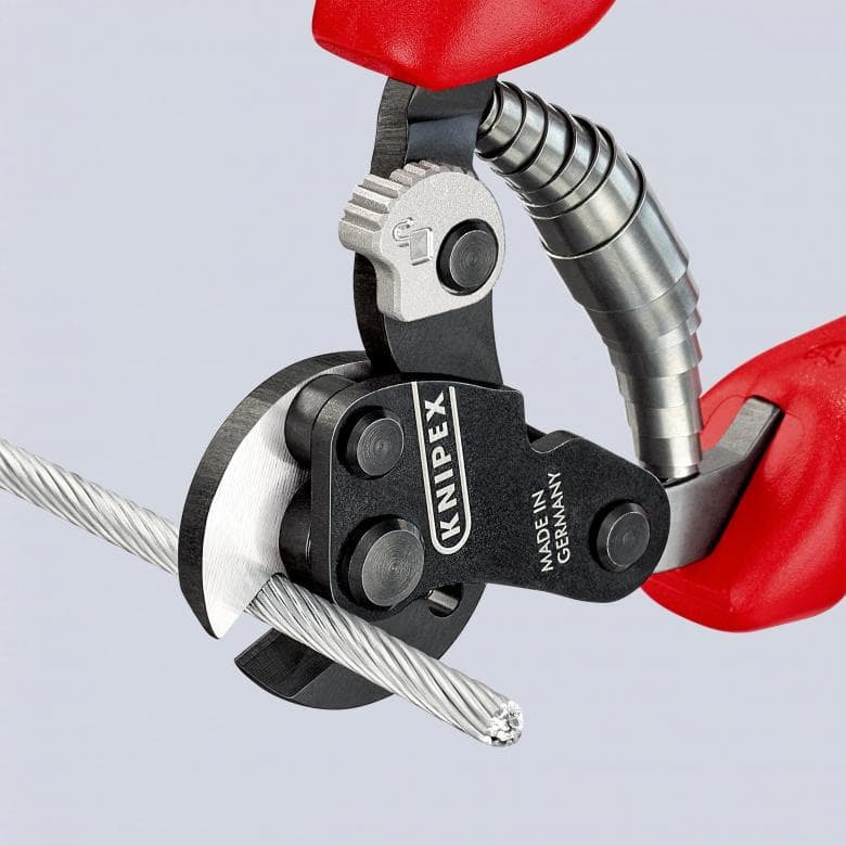 Knipex Drahtseilschere 95 62 160 - 160mm - Geschmiedet - Bolzenschneider