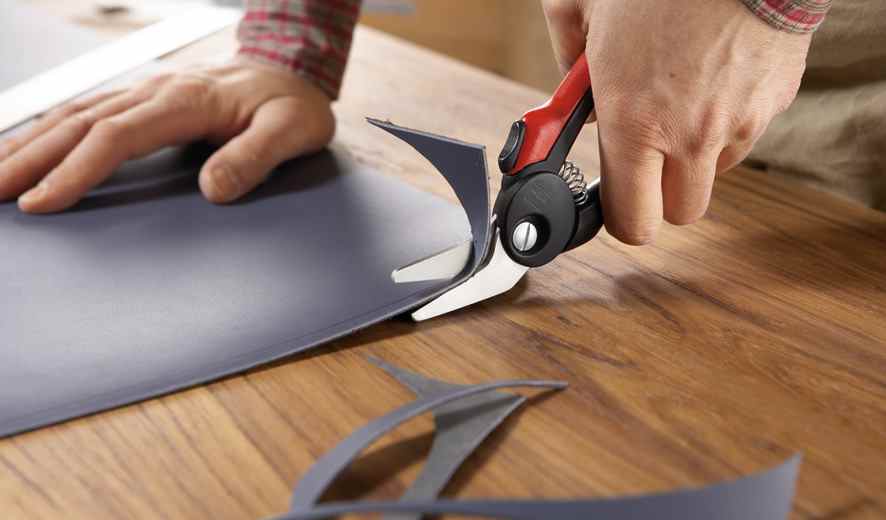 Bessey Combi-Schere D48A-2 universal 2K-Griff abgewinkelt - 190mm - 36mm Schnitt