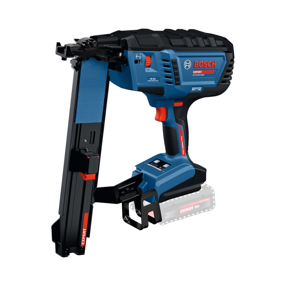 Bosch Akku Holzklammerer EXPERT EXTH18V-50M 18V - ohne Akku/Ladegerät in XL-BOXX