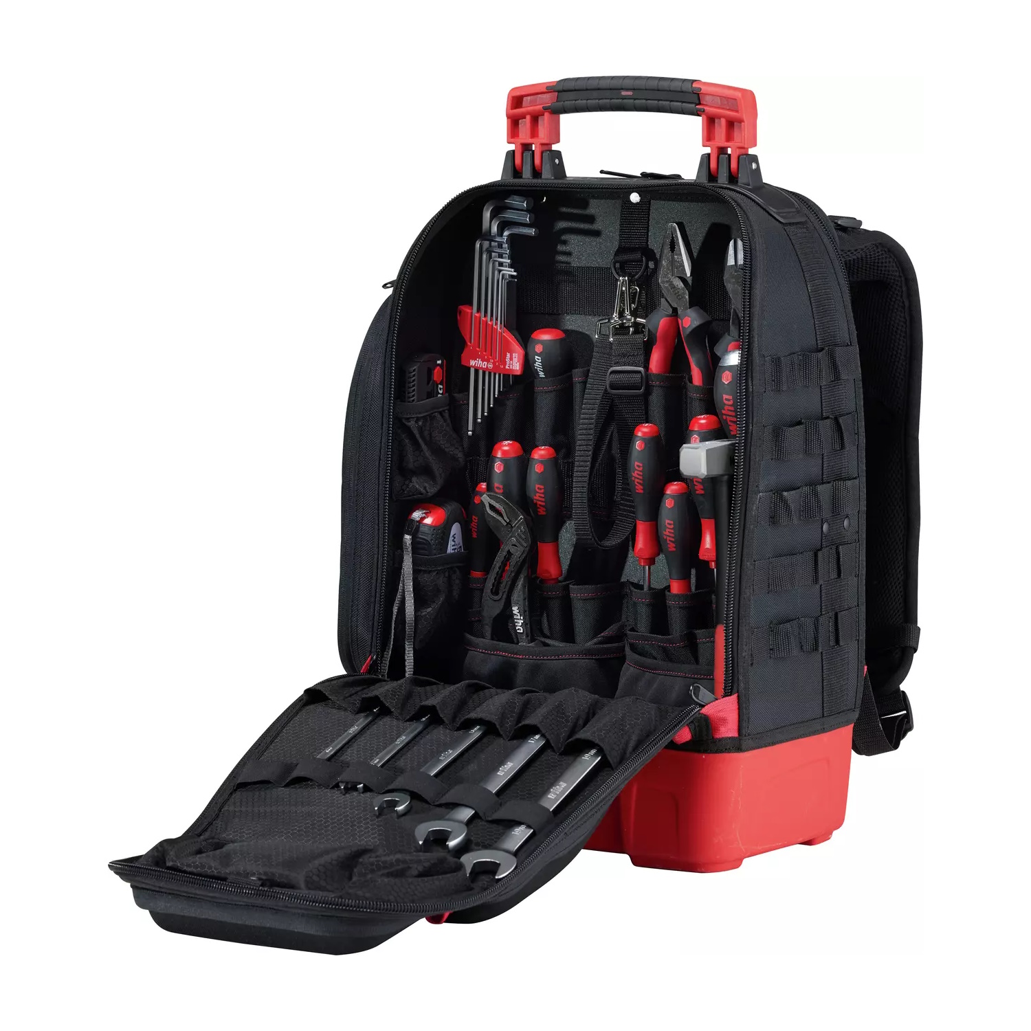 Wiha Werkzeugrucksack mechanic mit 73 Werkzeugen Profi Werkzeugrucksack