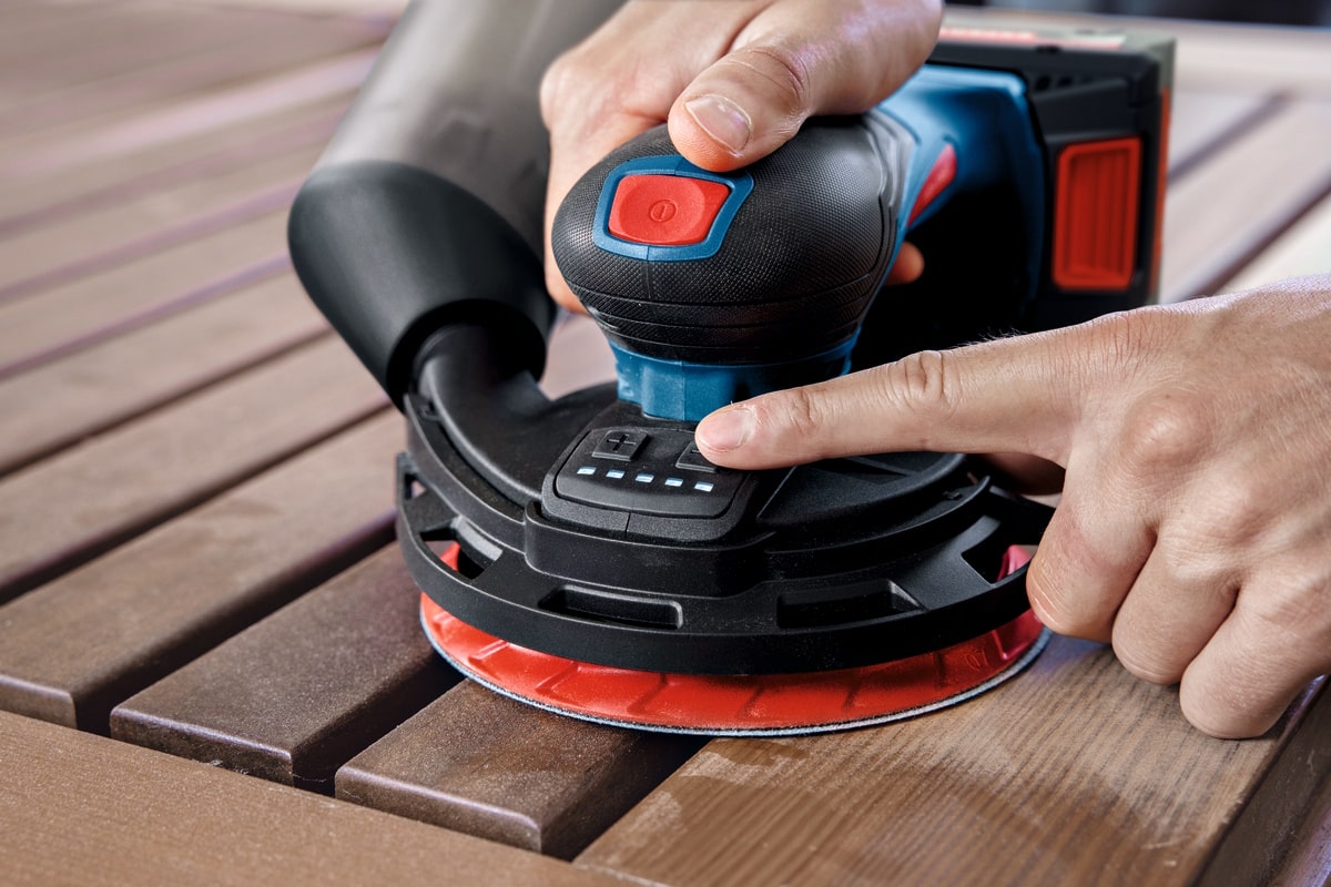 Bosch Akku Exzenterschleifer EXPERT EXEX18V 150 5 18V - ohne Akku/Ladegerät