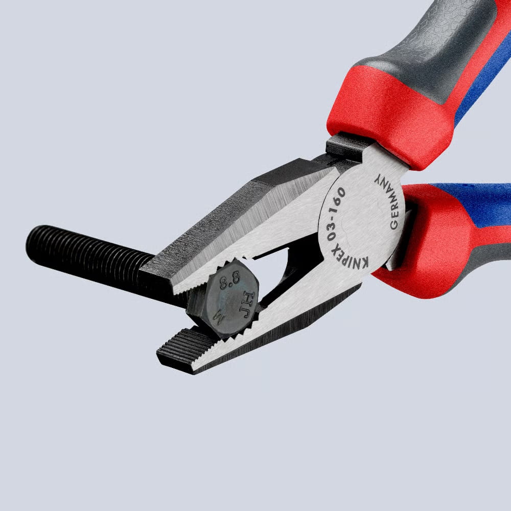 Knipex Kombizange Zange 160mm mit Comfort Griff - lange Schneiden - 0302160