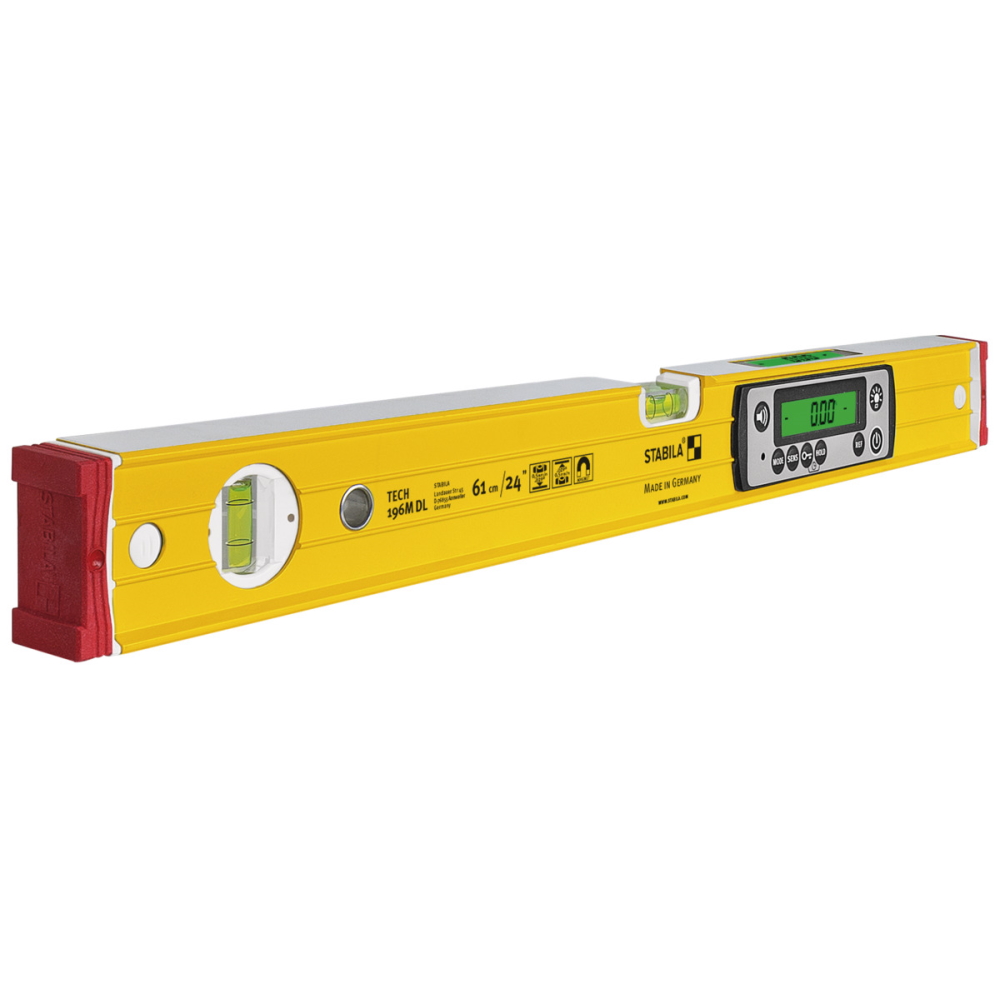 Stabila Elektronik Wasserwaage TECH 196M DL - 61 cm - Tasche-Magnetisch - 19823