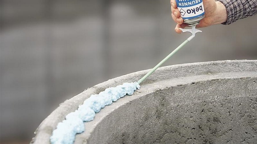 Beko Brunnenschaum 750ml blau - reicht für bis 42 Liter - 25 Min. Aushärtung