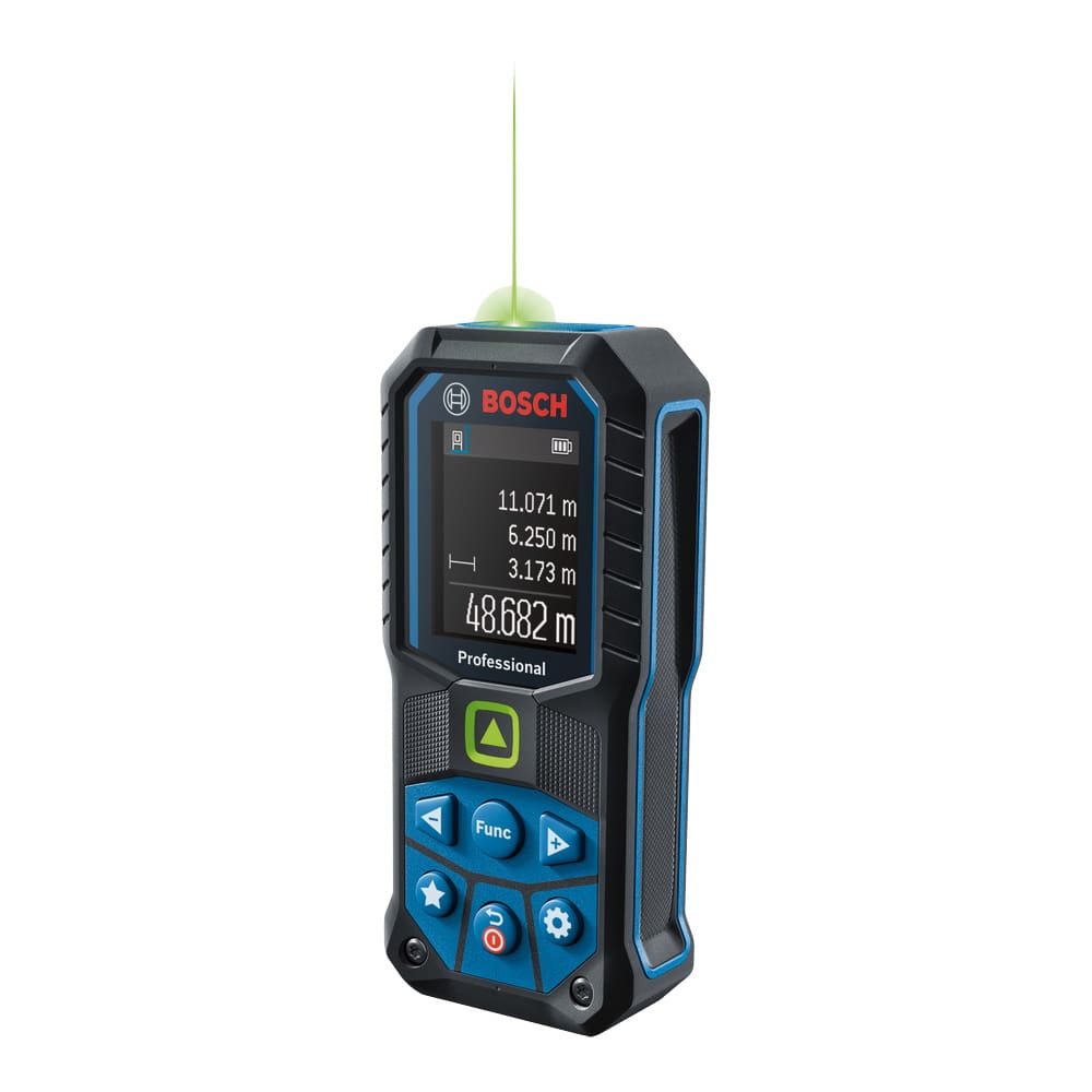 Bosch Laser Entfernungsmesser GLM 50-25 G - Farbdisplay - inkl. Schutztasche