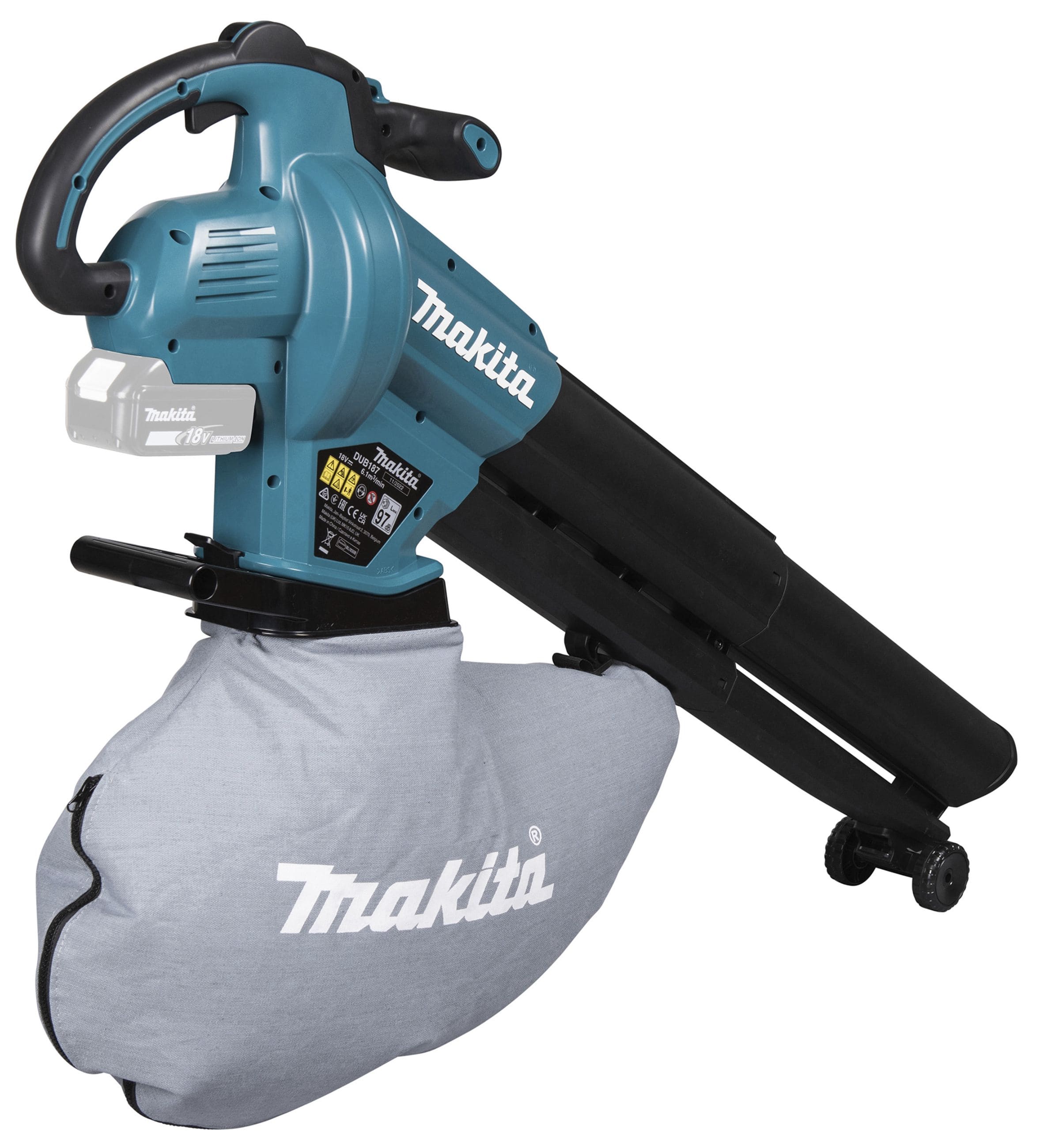 Makita Akku-Laubbläser und -sauger - DUB187Z - 18V - im Karton - ohne Akku/Ladegerät