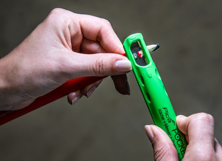 Pica POCKET - Köcher und Messer - Zimmermannsstift - 505/01