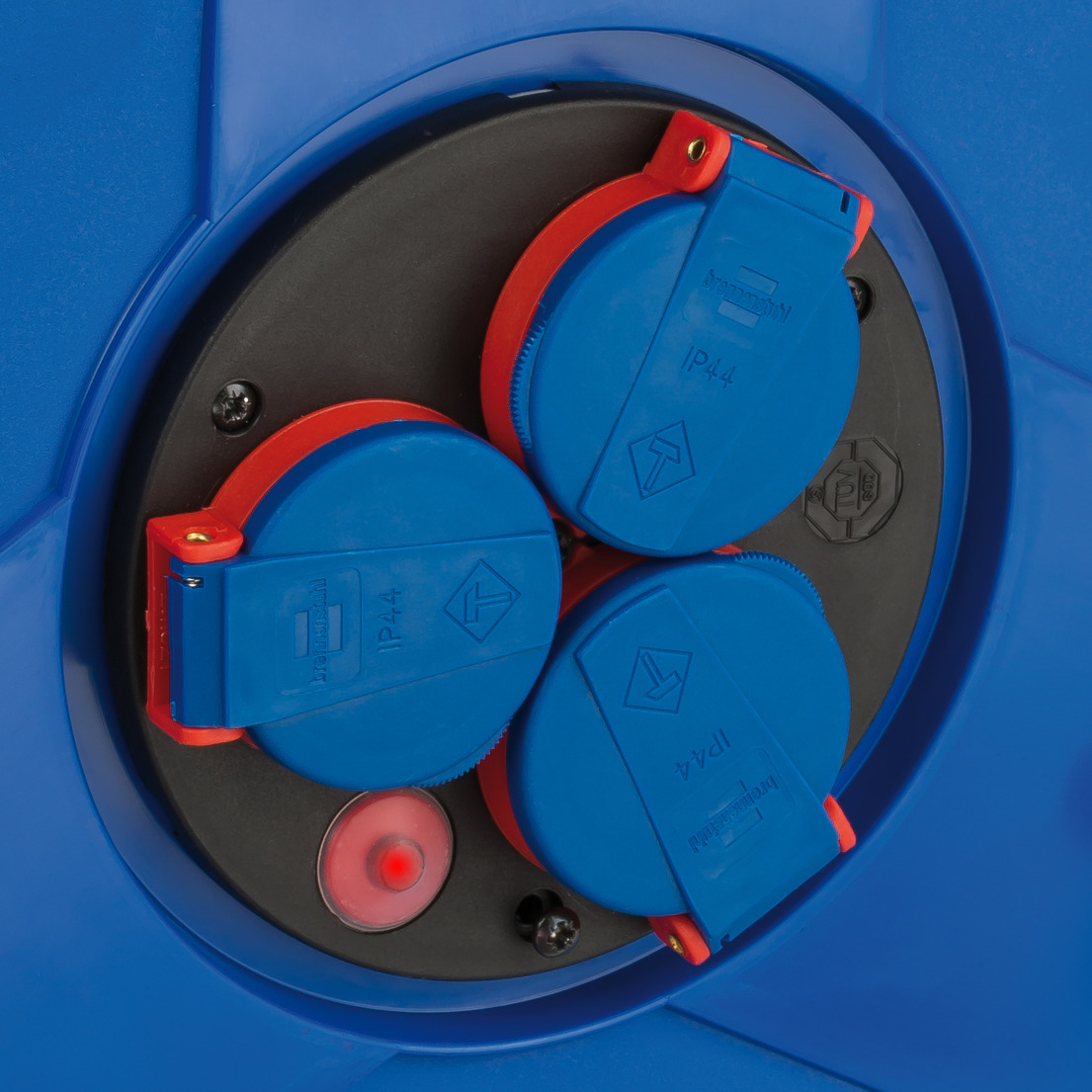 Brennenstuhl Kabeltrommel blau - 25 meter - 230V - IP44 - 3 Dosen - 1218350