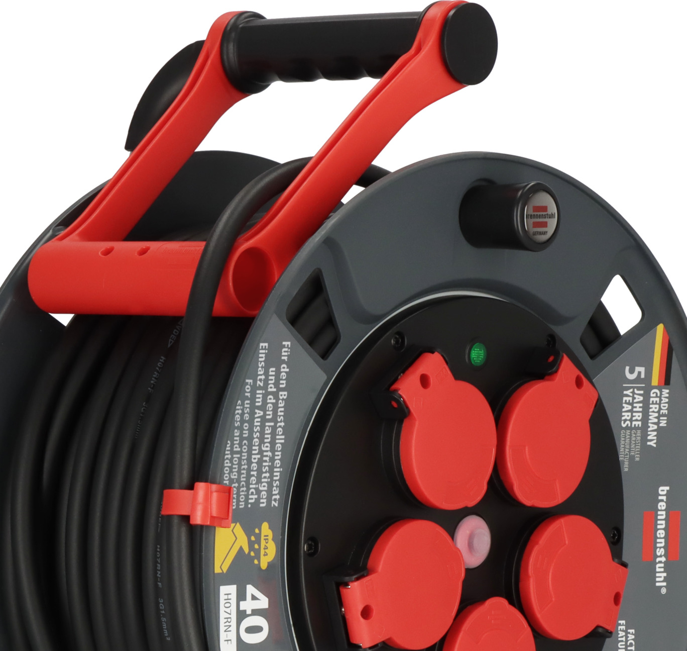 Brennenstuhl Professional Kabeltrommel 300 KU 4100 - 40m - 230V - 9231400101