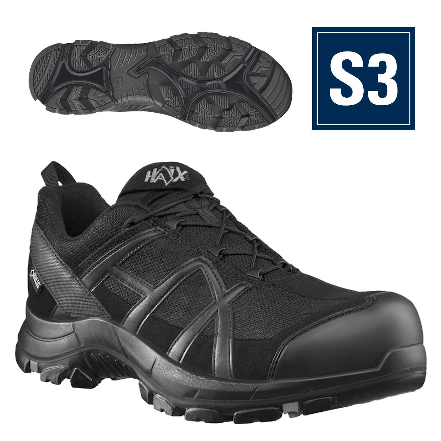 Haix Sicherheitsschuhe BLACK EAGLE Safety 40.1 Low - schwarz - S3 - Größe 41
