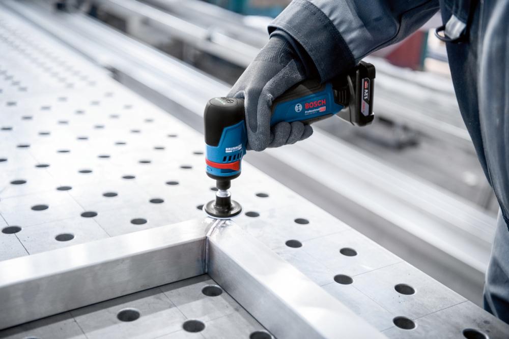 Bosch Akku Geradschleifer GWG 12V-50 S - 12V - Sologerät - in L-BOXX 102