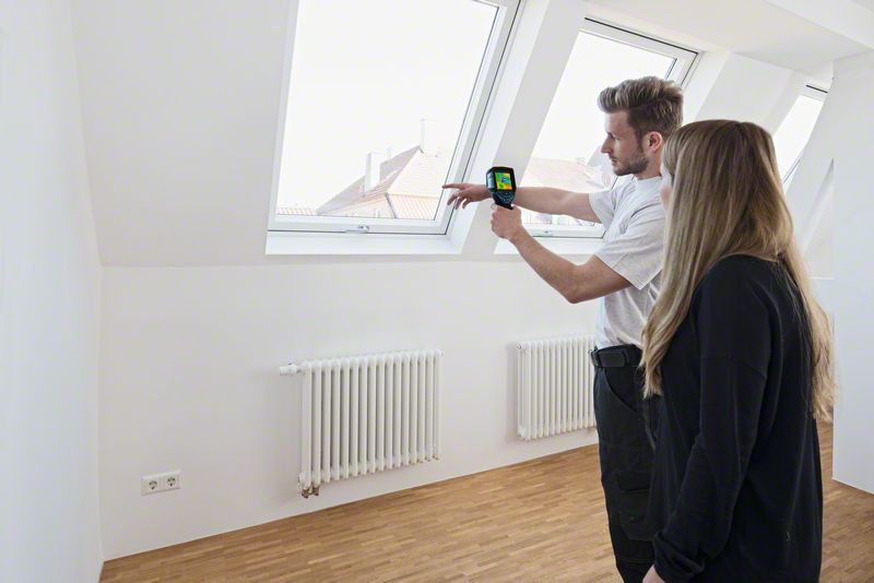 Bosch Wärmebildkamera ThermoDetektor GTC 400 C- L-BOXX - Ladegerät - Akku