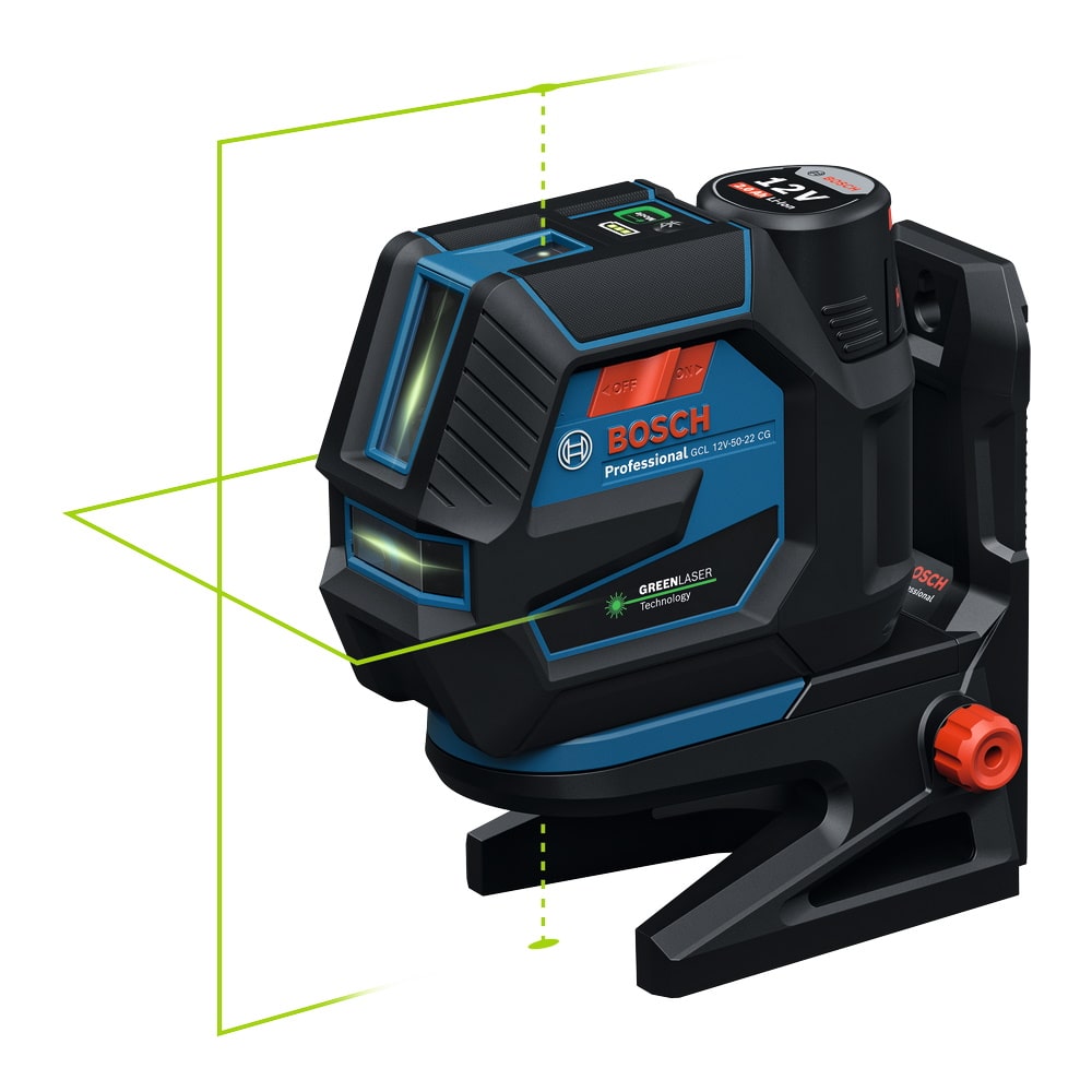 Bosch Kombilaser Baulaser GCL 12V-50-22 CG - inkl. Zubehör und Tasche