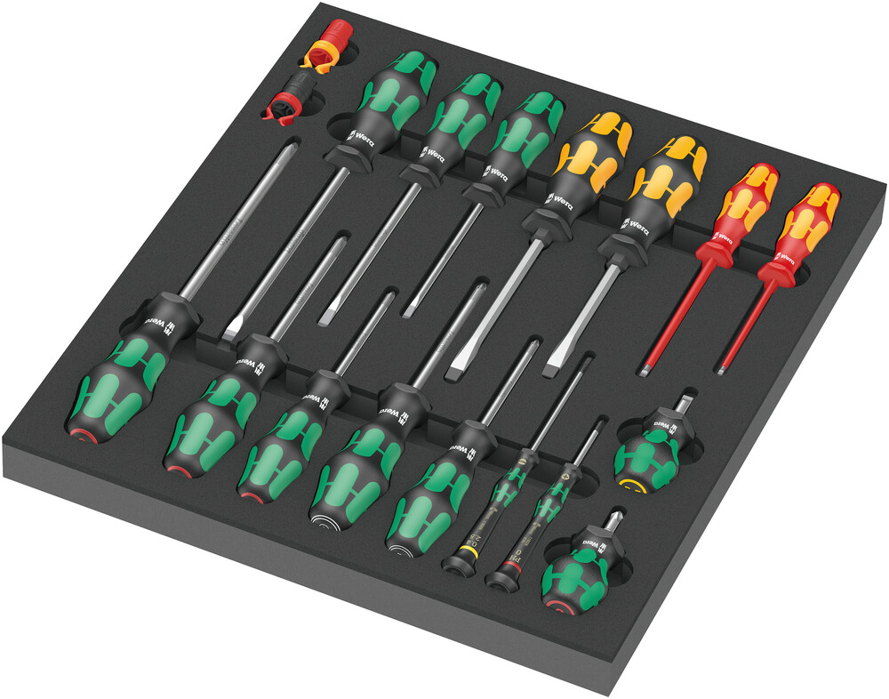 Wera Werkstattwagen Tool Rebel 1 9700 schwarz - bestückt - 94 teilig 05150130001