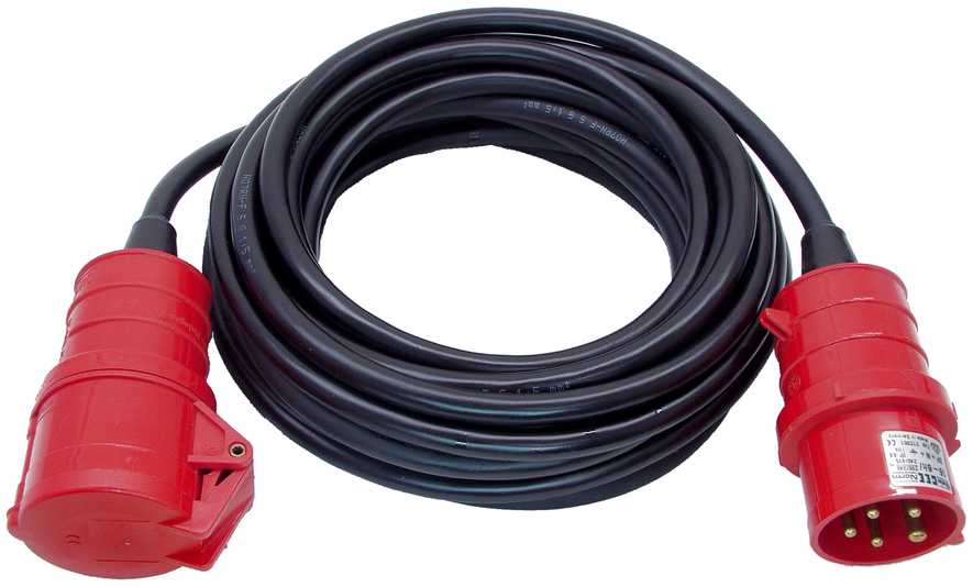 Brennenstuhl CEE Verlängerungskabel IP44 10m schwarz H07RN-F 5G1,5 5-polig