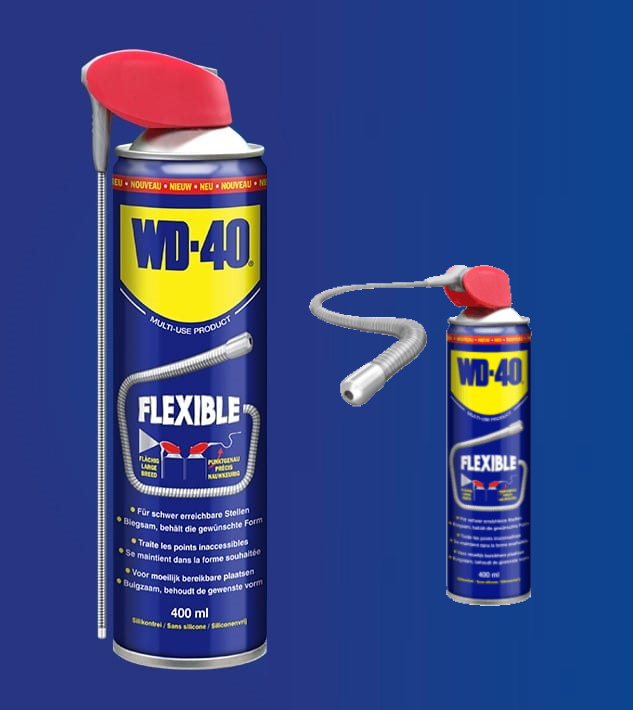 WD-40 Multifunktionsprodukt Öl Schmieröl Kriechöl - 400ml - flexibles Sprührohr