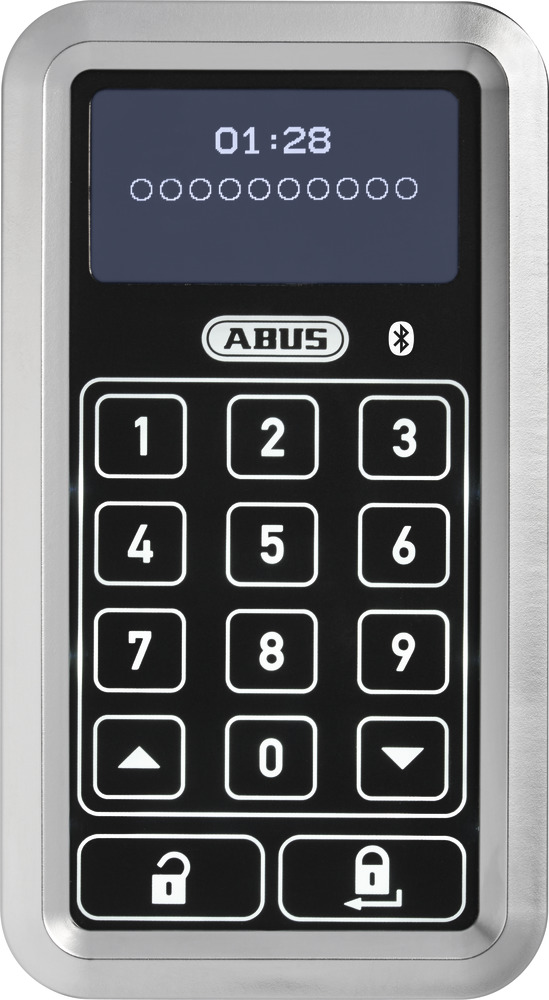 Abus Bluetooth Fensterantrieb WINTECTO ONE in silber-Tastatur & 2xFernbedienung