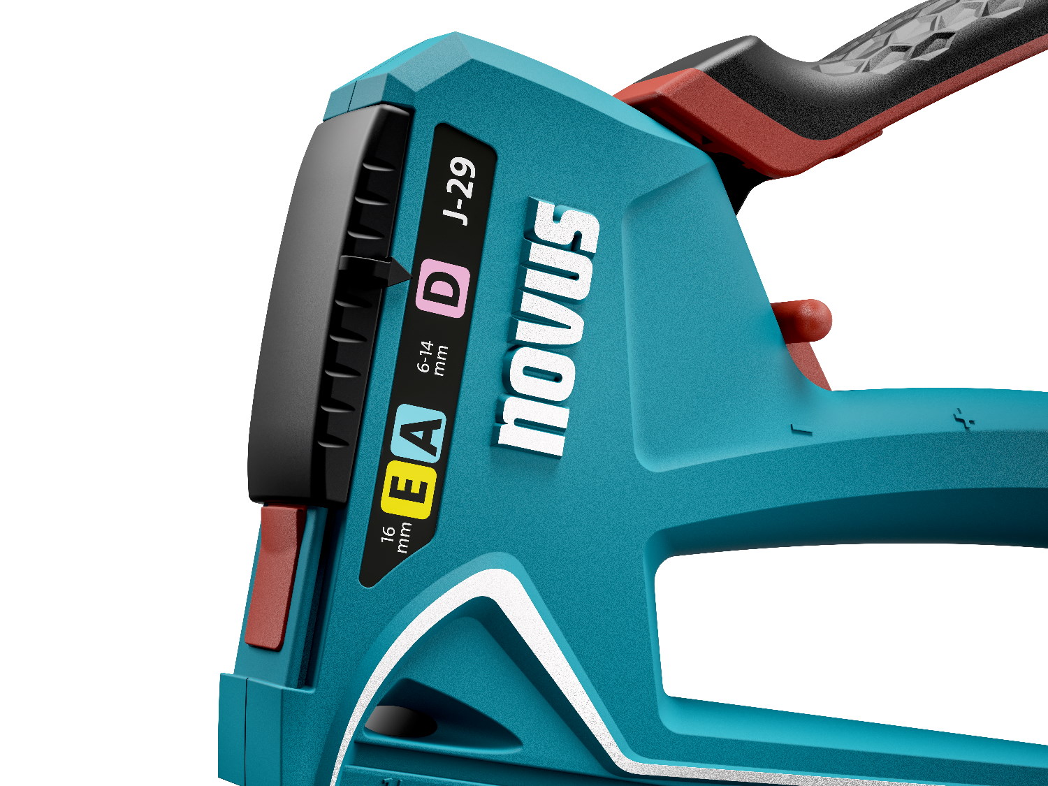 Novus Handtacker J-29 - für Klammern A,H,D,G,E - bis zu 16mm - 030-0467
