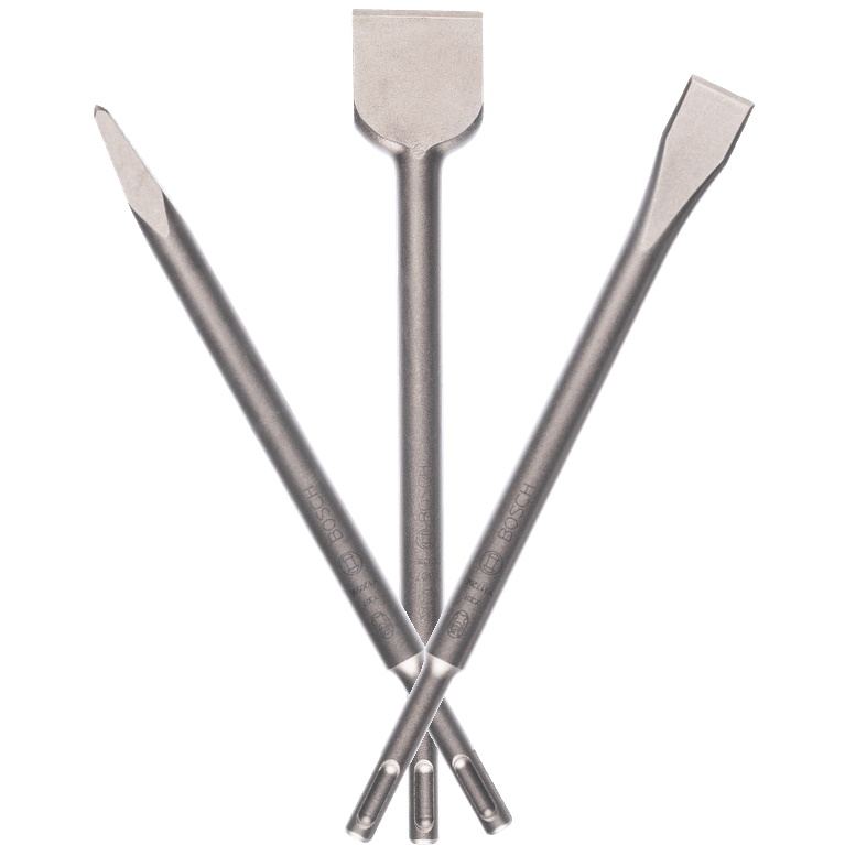 Bosch Meißelset mit SDS plus - 3-teilig - 250mm - für Beton und Mauerwerk