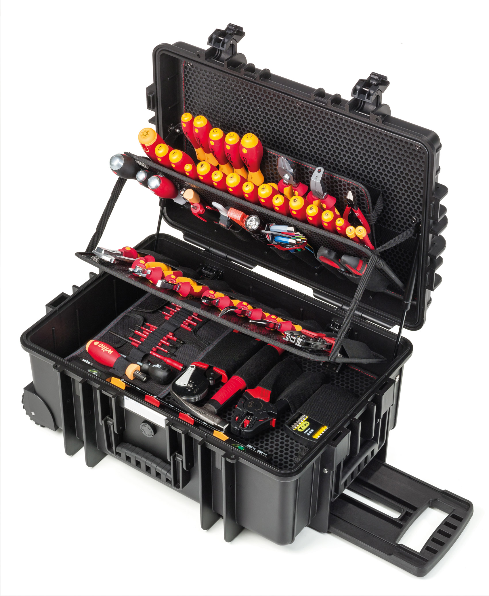 Wiha Werkzeugkoffer Werkzeug 42069 Elektriker Competence XXL II - 112-teilig - 19kg