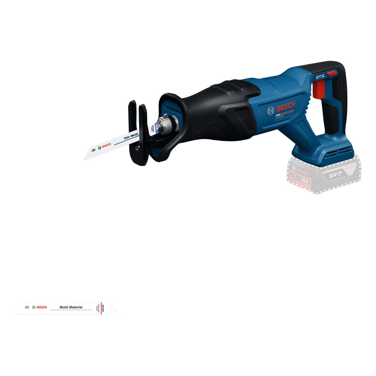 Bosch Akku Säbelsäge 18V PRO GSA18V-280 in L-BOXX - ohne Akku/Ladegerät