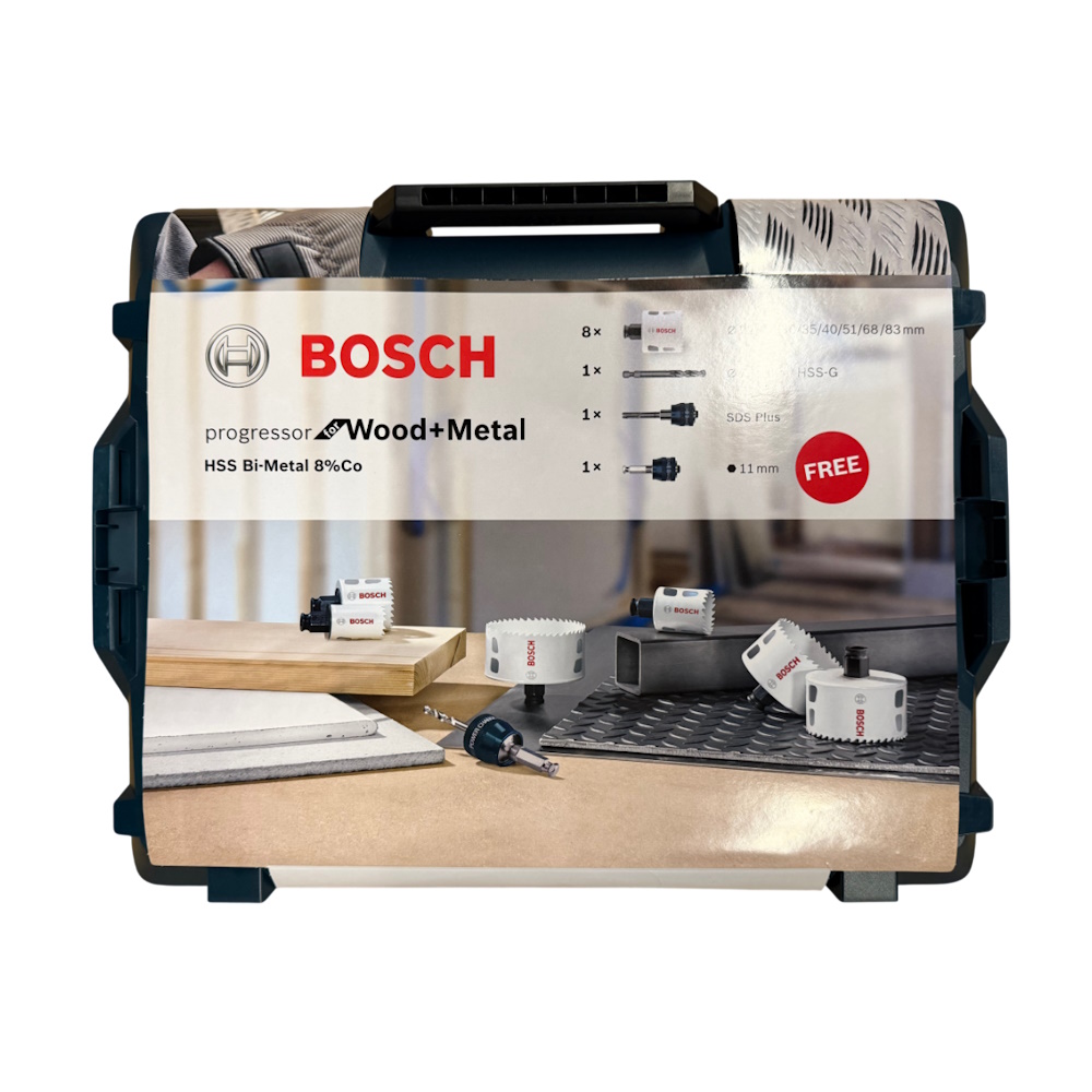Bosch Lochsäge Set PRO Multi Material 11 tlg 22-83mm L-BOXX Power Change