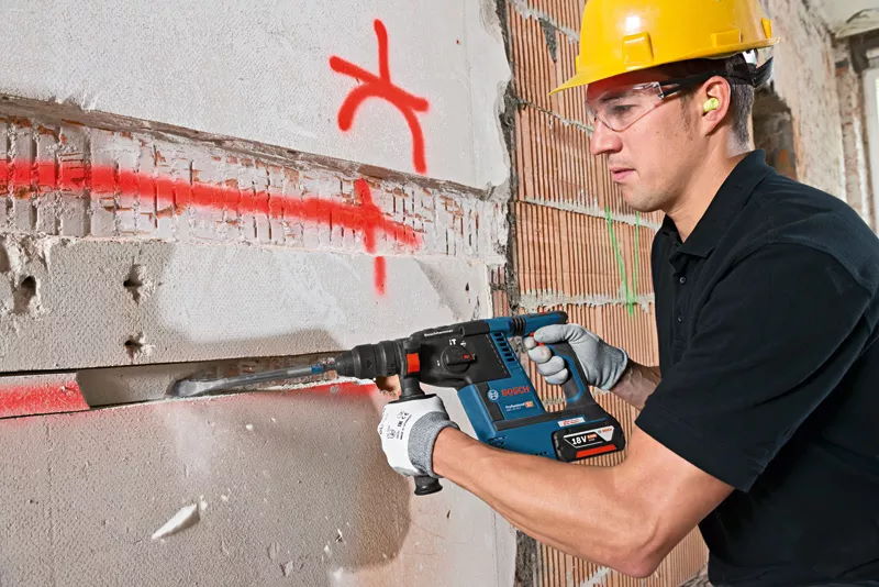 Bosch Akku Bohrhammer GBH 18V-26F - SDS-Plus - L-BOXX - ohne Akku/Ladegerät