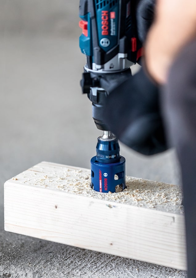 Bosch Lochsäge EXPERT Construction Material - 60mm Arbeitslänge - Ø 22 - 105 mm
