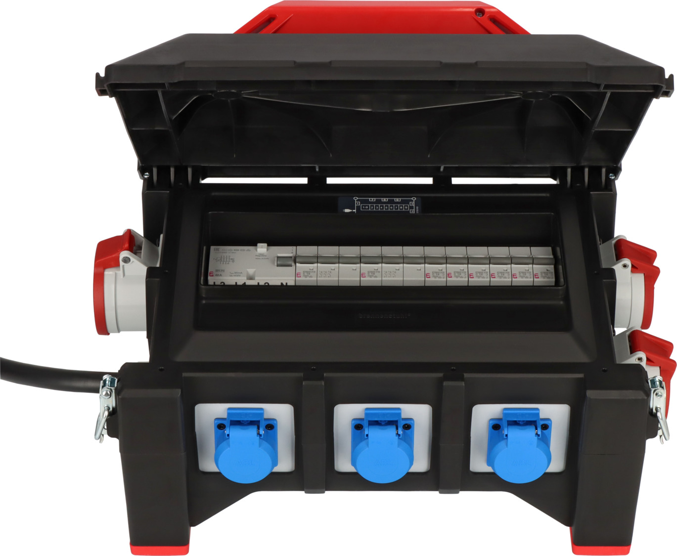 Brennenstuhl Professional Gummi-Stromverteiler BSV 5 - 400V + 230V - 9150320061