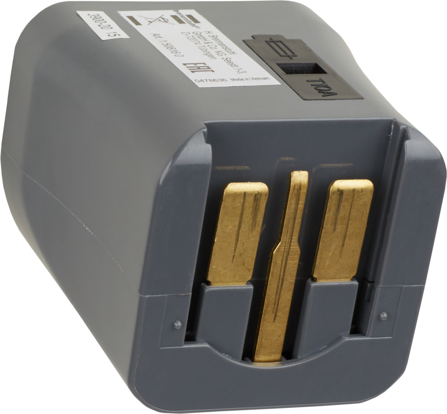 Brennenstuhl Reisestecker-Set - für 150 Länder - 7 Einsätze - IP20 - 1508160