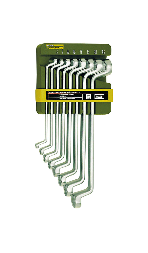 Proxxon Slim Line Doppelringschlüssel Satz 8 teilig 23810 - DIN838/ISO3318