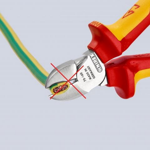 Knipex 70 06 160 Seitenschneider - VDE - bis 4,0 mm - 160mm