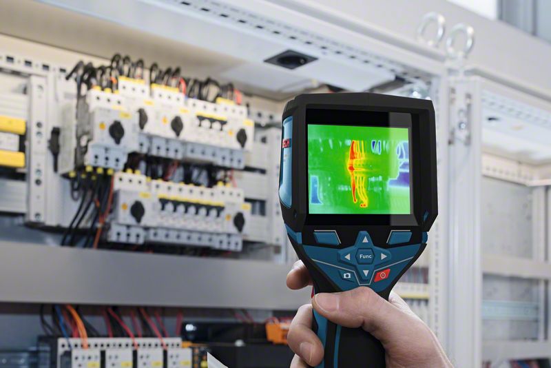 Bosch Wärmebildkamera ThermoDetektor GTC 400 C- L-BOXX - Ladegerät - Akku