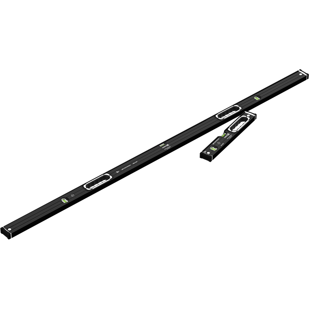 STABILA Wasserwaagen‑Set 196‑2 Dark Shadow – 183 cm & 40 cm – Profi‑Messwerkzeug