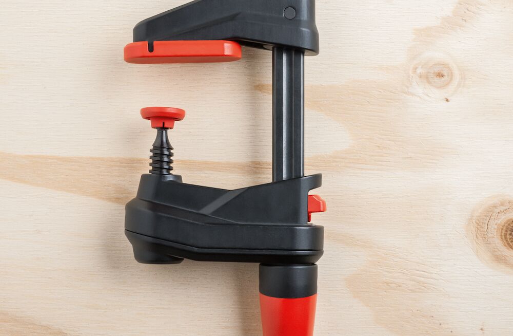 Bessey Getriebezwinge GearKlamp GK45 - 450x60mm - Stahl gehärtet/PA6 Kunststoff
