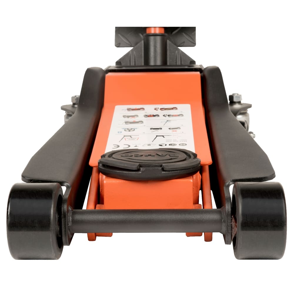 Bahco Wagenheber Rangierwagenheber BH 13000 3 T mit Doppelkolben + Handschuhe