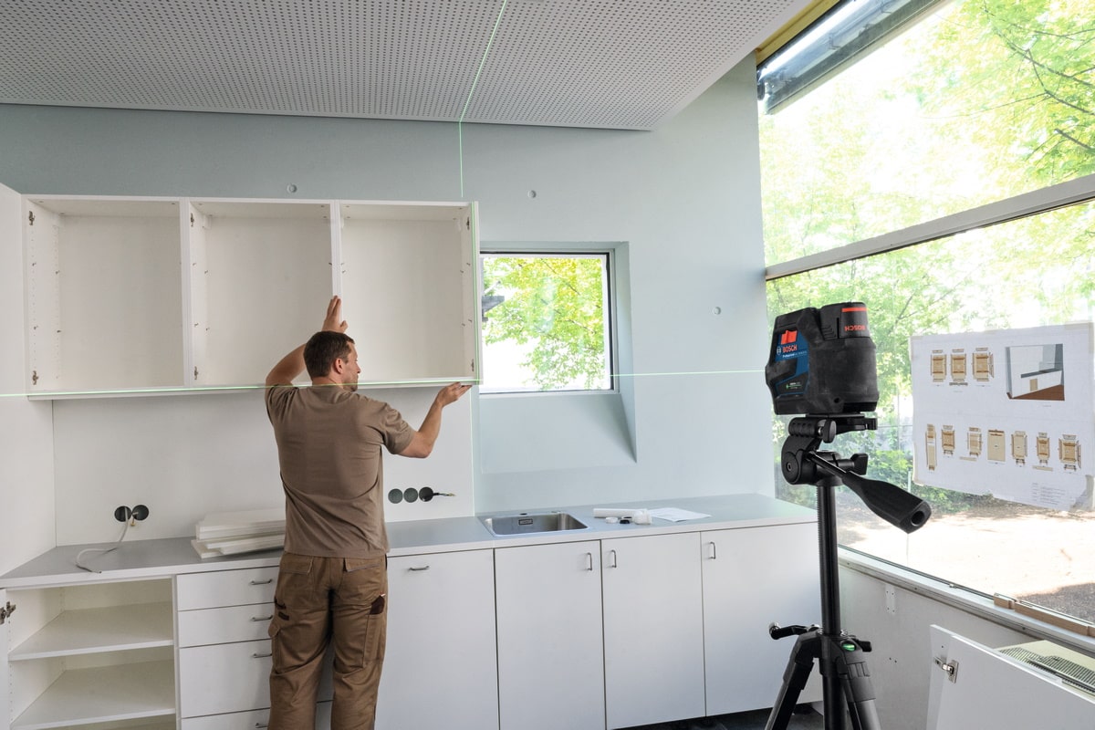 Bosch Kombilaser Baulaser GCL 12V-50-22 CG - inkl. Zubehör und Tasche