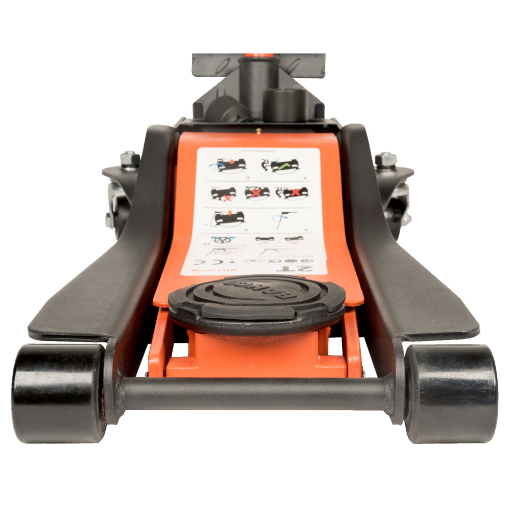 Bahco 2 Tonnen Wagenheber Rangierwagenheber BH 12000 2 T mit Doppelkolben