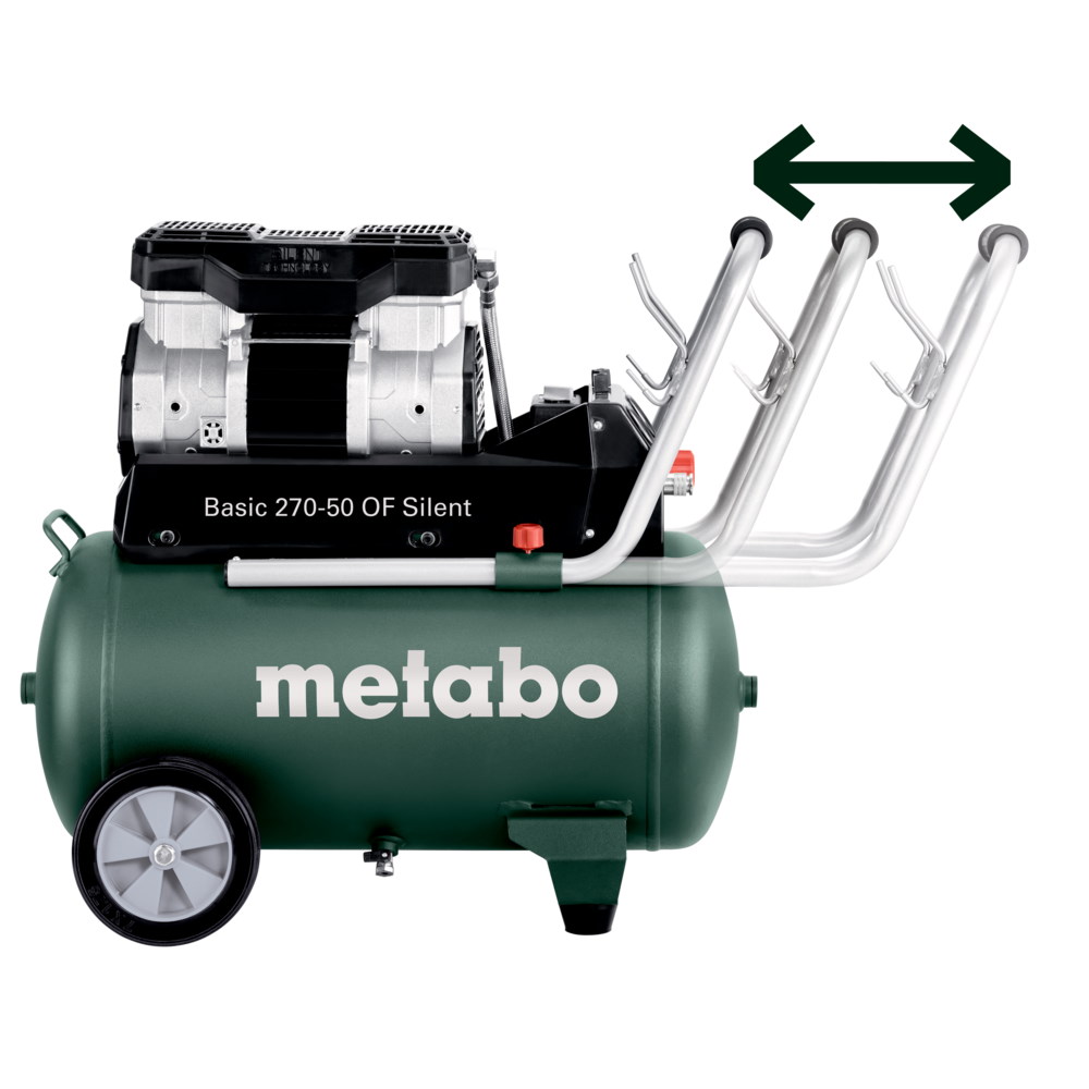 Metabo Kompressor Basic 270-50 OF Silent - 601594000 - 10bar - 1,5kW - 50 Liter