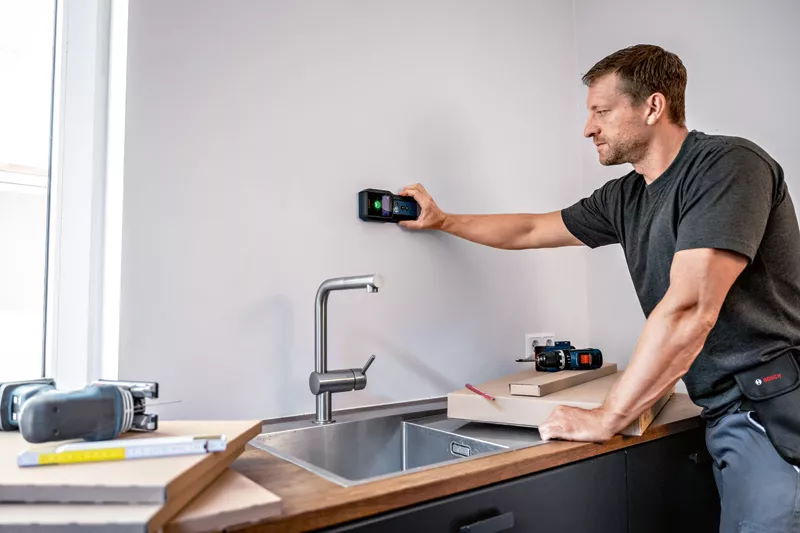 Bosch GMS 120-27 Ortungsgerät - 0601081700 - IP 54 - mit Tasche/Batterien