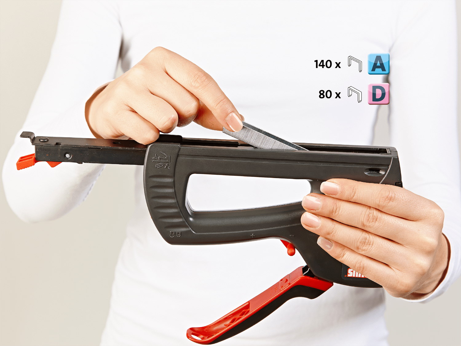 Novus Handtacker J-17 - für Klammern A + D - bis zu 14mm - 030-0438